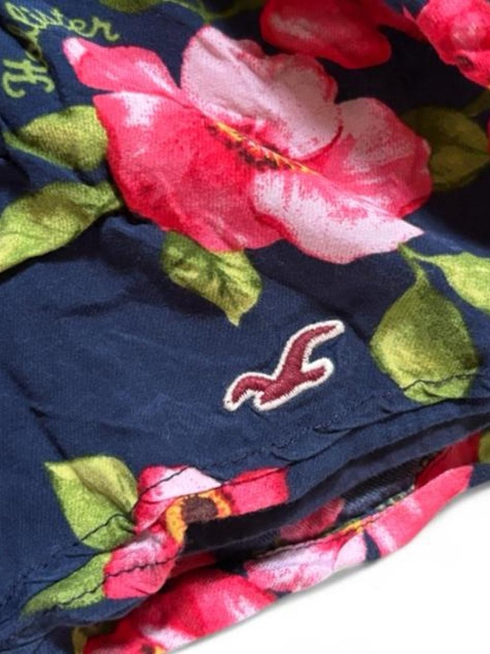 Y2K Hollister cotton floral mini skirt